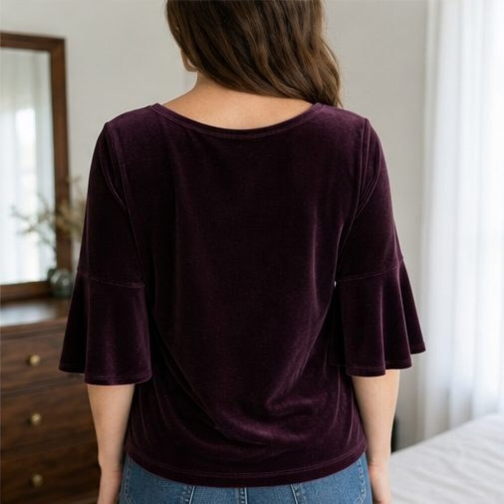 Rust Tunic Blouse - Picture 6 of 6